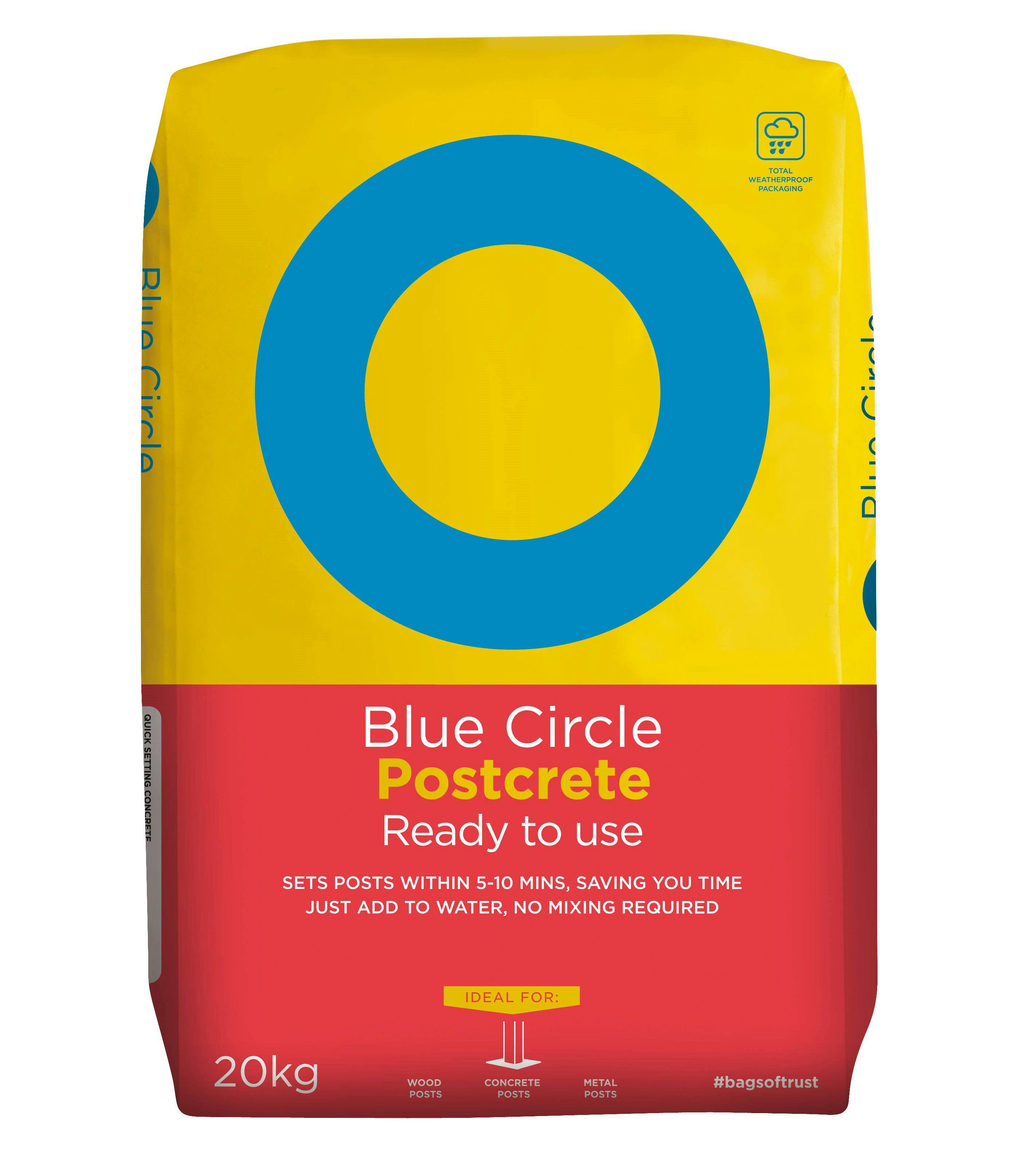 Blue Circle Ready Mixed Postcrete 20kg Bag