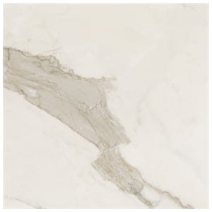 Wickes Boutique Calacatta Gold Lux Glazed Porcelain Tile - Cut Sample