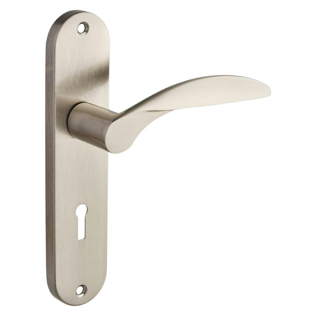 Bordeaux Lever Lock Brushed Nickel