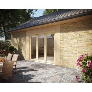 Rohden Unfinished External Bi-Fold Doorset - 2.4m