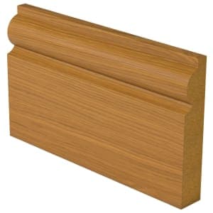 Wickes Torus Oak Veneer Skirting - 18 x 144 x 4200mm