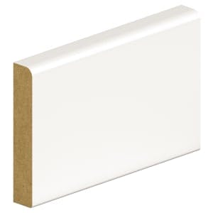 Wickes Pencil Round Fully Finished White Architrave - 14.5 x 44 x 2100mm - Pack of 5