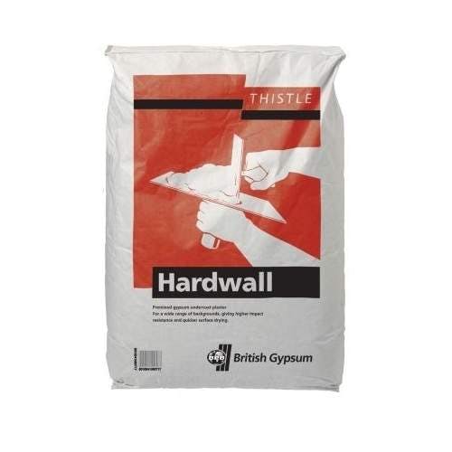 Thistle Hardwall Gypsum Undercoat Plaster - 25kg Bag Gyproc TH-GUP/25