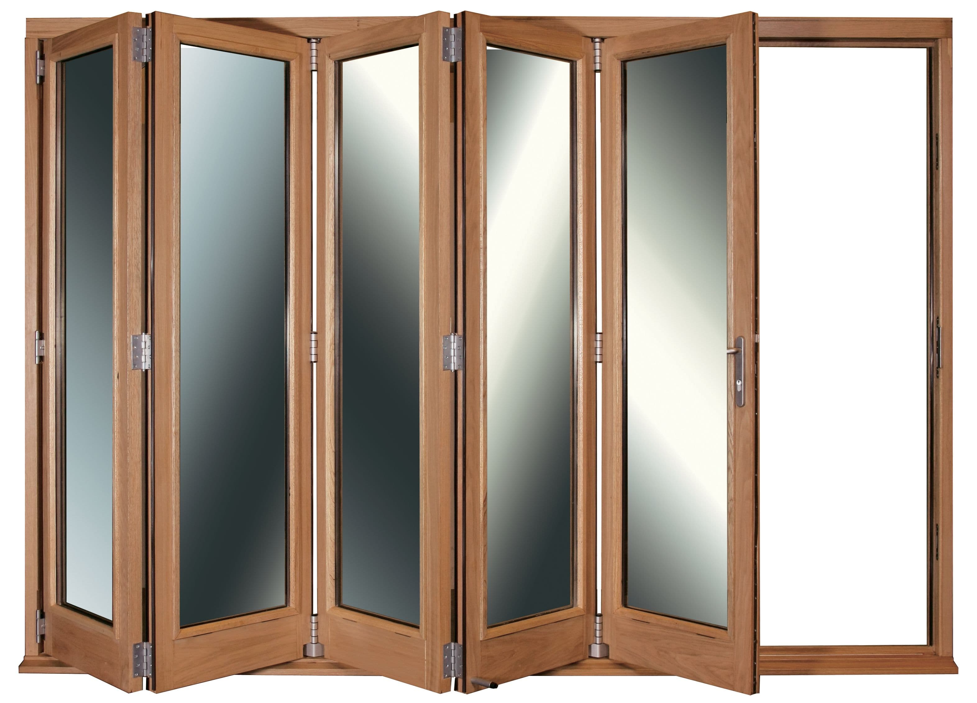 Freedom Veneer White Oak External Door, (H)2009mm (W)3590mm